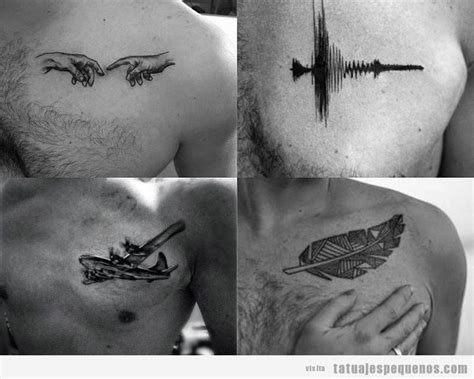 tatuajes chicos en el pecho hombre|Las mejores 100 ideas de Tatuajes pequeños hombre。